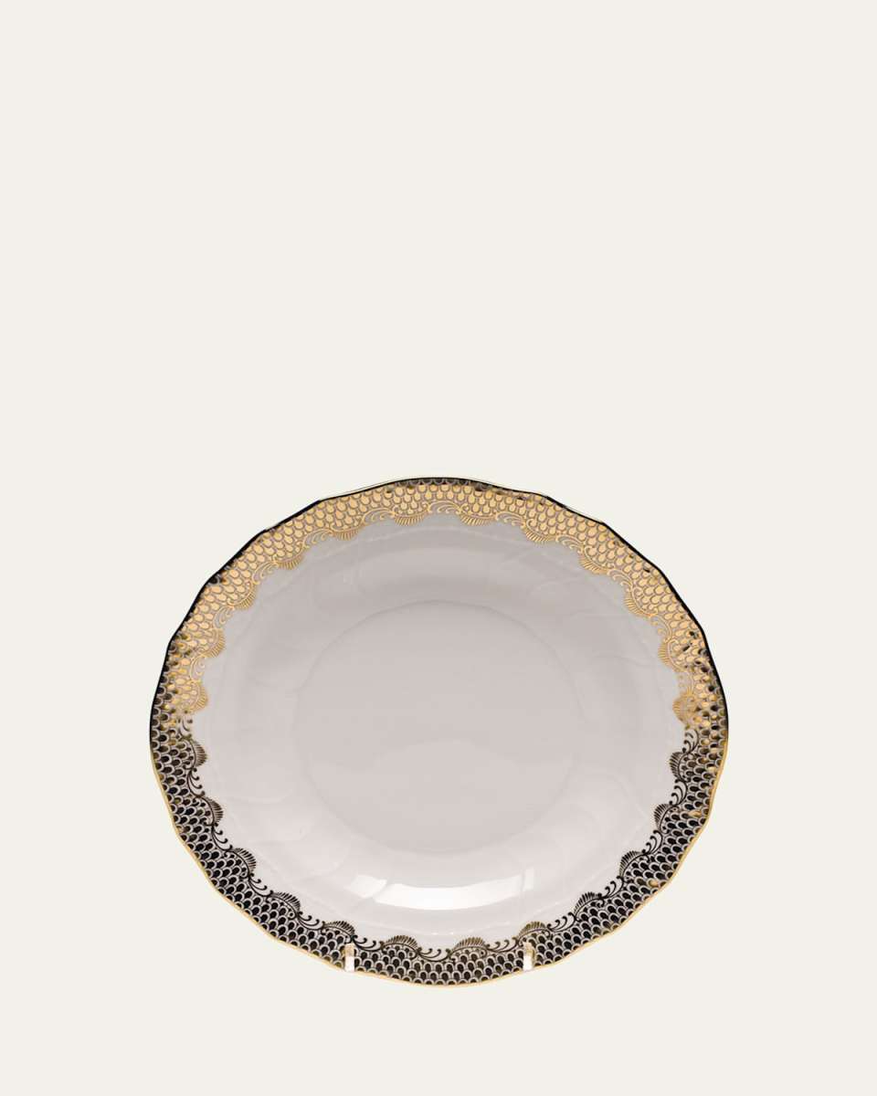 Gold Fish Scale Dessert Plate